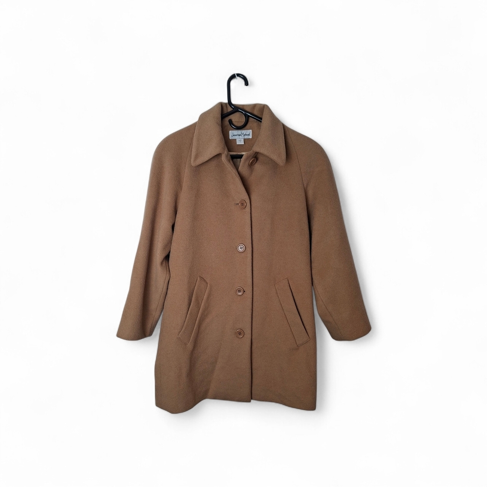 Jonathan Michael Women's Wool Long Sleeve Tan Trench Coat Size 6